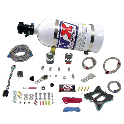 Nitrous Express Plate Nitrous System - 2-Valve (with 10 LB Bottle)