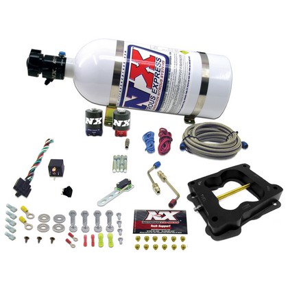 Nitrous Express Nitrous System Q-Jet/Holley Spread Bore (50-300 HP with 10 LB Bottle)