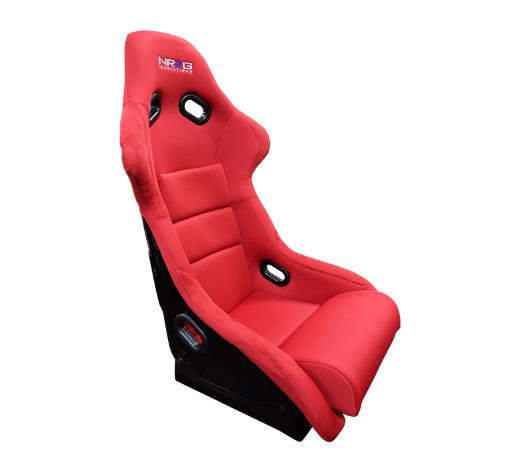 NRG Fiberglass Bucket Seat - Red Large