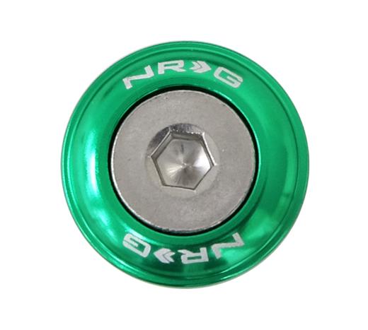 NRG Fender Washer Kit - Green, Rivets For Plastic