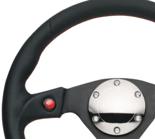 NRG 007 Style Steering Wheel - Leather