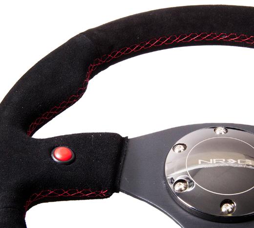 NRG 007 Style Steering Wheel - Suede