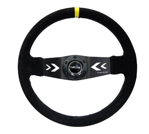 NRG 2-Spoke Steering Wheel - Suede