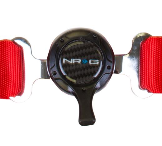 Seat Belt Harness - Red 4-Point Cam Lock