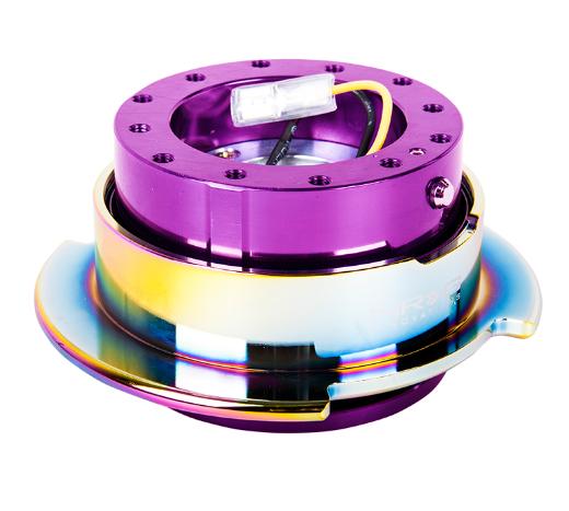 NRG Innovations Gen 2.5 Quick Release Kit w/ Interchangeable Ring (Purple Body/Purple Ring)