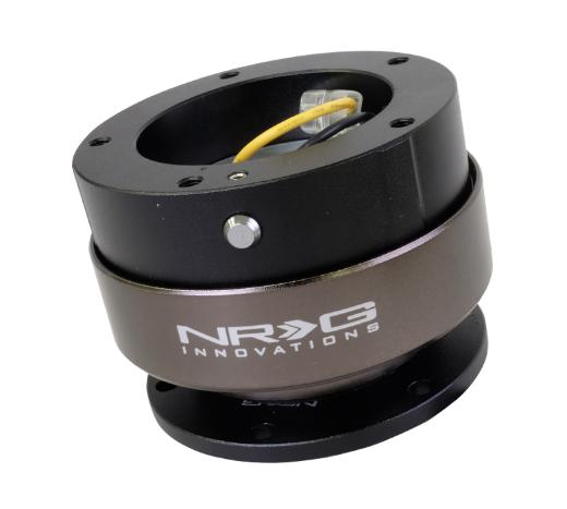 NRG Innovations Gen 2.0/2.5, 6 Hole Base, 5 Hole Top, Quick Release Kit (Black/Black Ring)