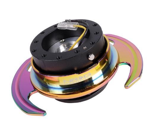 NRG Gen 3.0 Quick Release - Black with NeoChrome Ring