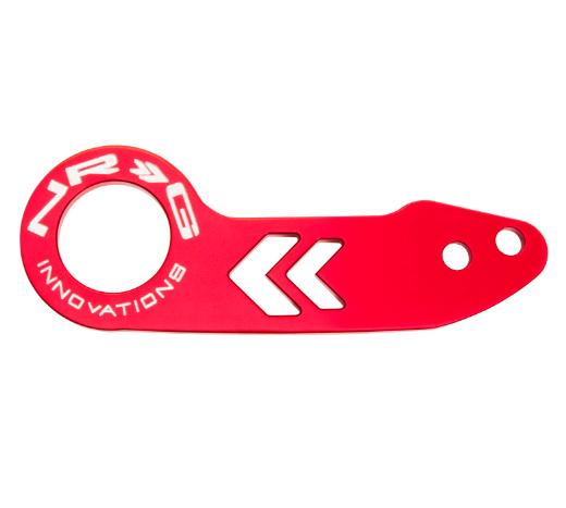 NRG Tow Hook - Anodized Red, Rear