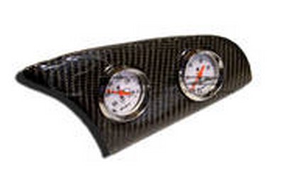 Ortiz Custom Pods Dual Hydro Dip Center Vent Gauge Pod - 52mm