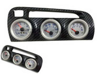 Ortiz Custom Pods Triple Carbon Fiber Gauge Pod - 52mm, Hydro Dip