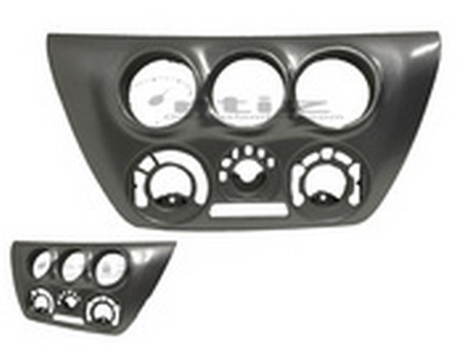 Ortiz Custom Pods Triple Radio Trim Gauge Pod - 60mm, Silver