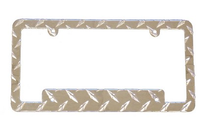 Owens RaceMates Diamond Tread License Plate Holder