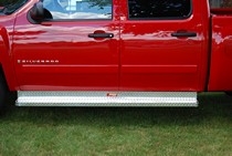 Owens Commercial Running Boards (Diamond Tread With Out Stone Guard with Star Burst Grip) 