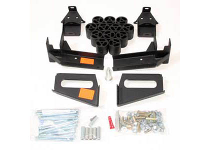 Performance Accessories Body Lift Kit (3 in. Lift) (Includes Steering Extension) (Front/Rear Bumper Brackets)