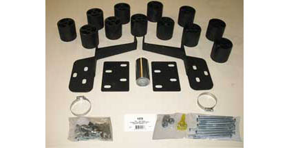 Performance Accessories Body Lift Kit (3 in. Lift) (Includes Steering Extension) (Front Bumper Brackets)