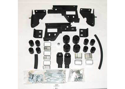 Performance Accessories Body Lift Kit (3 in. Lift); w/Chrome Front Bumper Only;