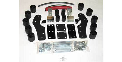 Performance Accessories Body Lift Kit (3 in. Lift) (Includes Steering Extension) (Front/Rear Bumper Brackets)