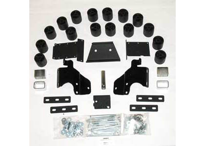 Performance Accessories Body Lift Kit (3 in. Lift) (Includes Steering Extension) (Front/Rear Bumper Brackets)