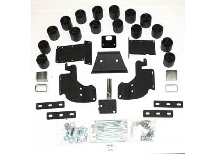 Performance Accessories Body Lift Kit (3 in. Lift) (Includes Steering Extension) (Front/Rear Bumper Brackets)