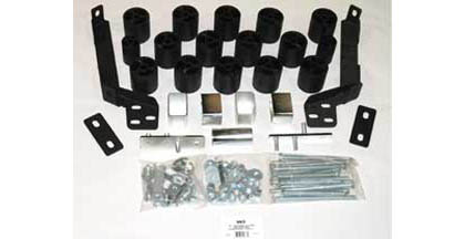 Performance Accessories Body Lift Kit (3 in. Lift) (Includes Steering Extension) (Front Bumper Brackets)