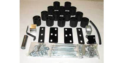 Performance Accessories Body Lift Kit (3 in. Lift) (Includes Steering Extension) (Front/Rear Bumper Brackets)