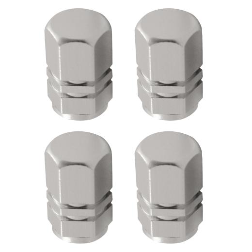 Pilot Tuner Tire Valve Stem Caps (Chrome)