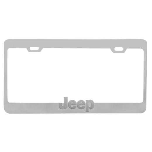 Pilot License Frame - Jeep, Chrome