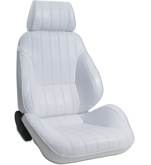 Procar Racing Seat - Rally Series 1000, White Vinyl (Right)