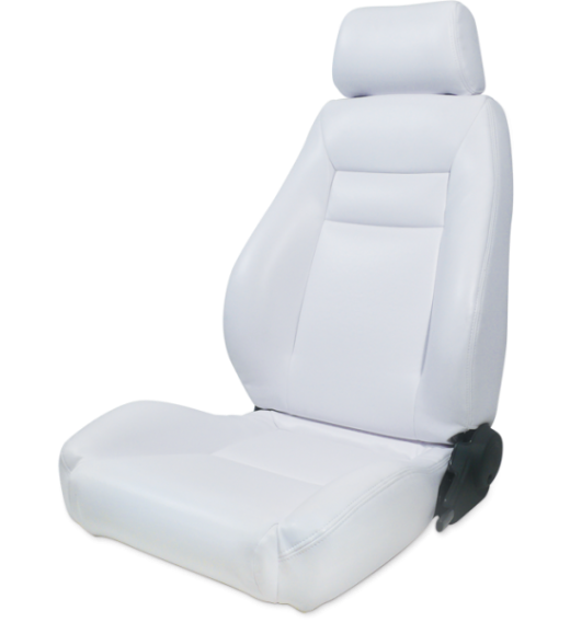 Procar Racing Seat - Elite Series 1100, White Vinyl (Left)