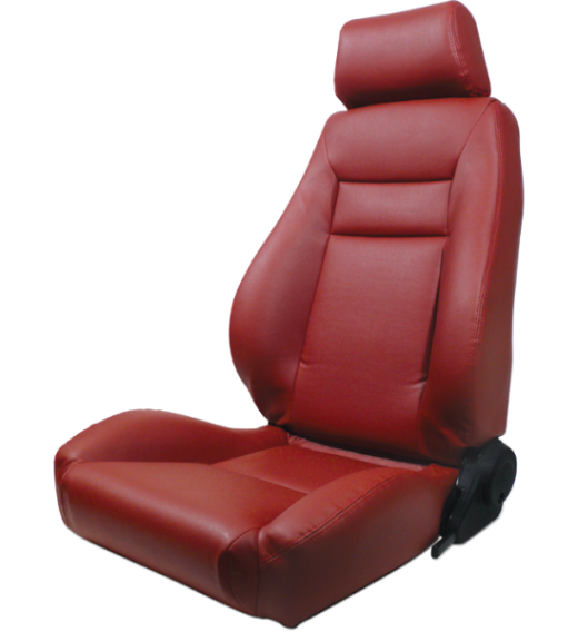 Procar Racing Seat - Elite Series 1100, Red Vinyl (Left)