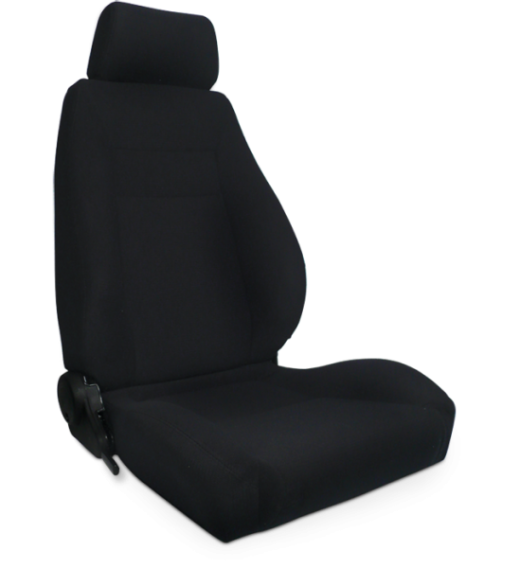 Procar Racing Seat - Elite Series 1100, Black Velour (Right)