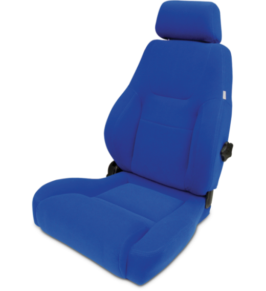 Procar Racing Seat - Elite Lumbar Series 1200, Blue Velour (Left)