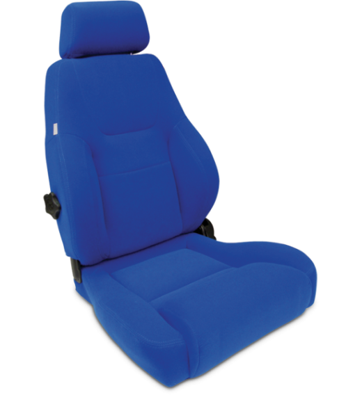 Procar Racing Seat - Elite Lumbar Series 1200, Blue Velour (Right)