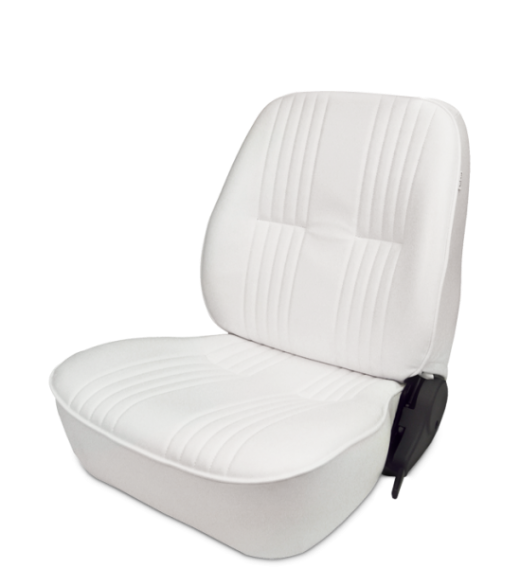 Procar Racing Seat - Pro 90 Low Back Series 1400, White Vinyl (Left)