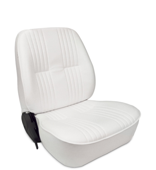 Procar Racing Seat - Pro 90 Low Back Series 1400, White Vinyl (Right)