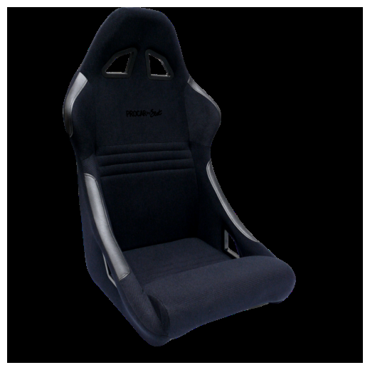 Procar Racing Seat - Xtreme Series 1700, Black Velour (Right)