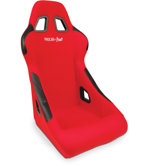 Procar Racing Seat - Pro-Sports Series 1790, Red Velour (Right)