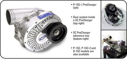 ProCharger Polished P-1SC High Output Intercooled Supercharger System (Includes Mass Airflow Massager)