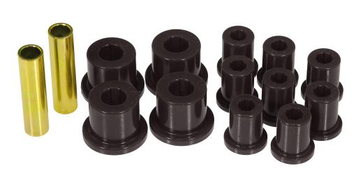 Prothane Rear Leaf Spring and Shackle Bushings - Black