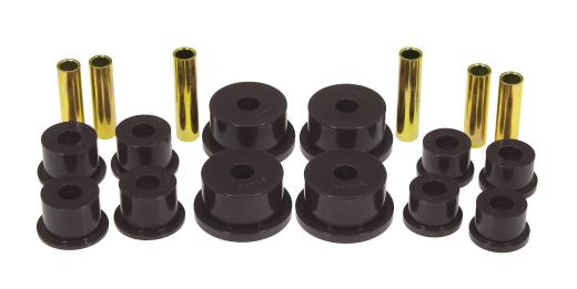 Prothane Leaf Spring Bushings - Rear Spring Eye and Shackle (Black)