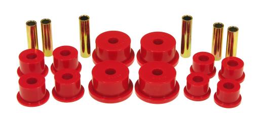 Prothane Leaf Spring Bushings - Rear Spring Eye and Shackle (Red)