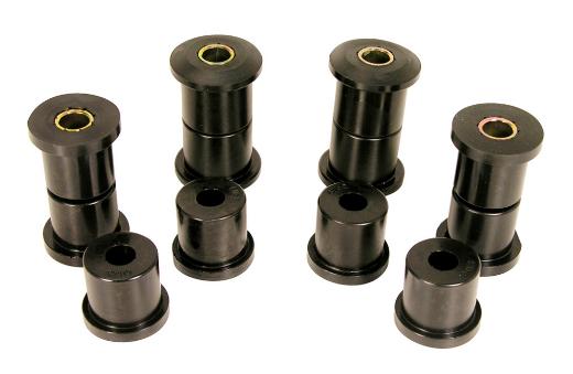 Prothane Rear Leaf Spring and Shackle Bushings - Black