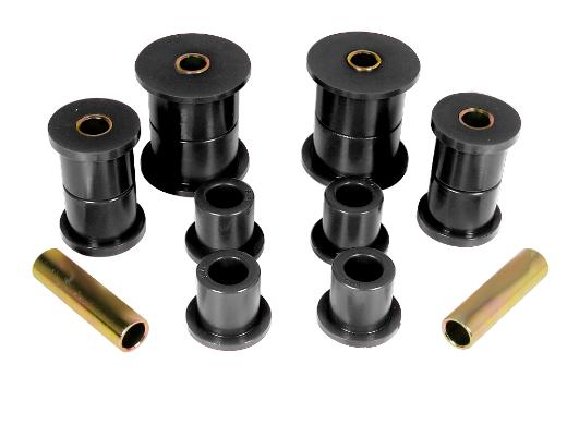 Prothane Front Leaf Spring and Shackle Bushings - 2 Inch Main Eye - Black