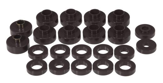 Prothane Body to Frame Mount and Radiator Support Bushings Kit - Black