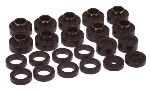 Prothane Body to Frame Mount and Radiator Support Bushings Kit - Black