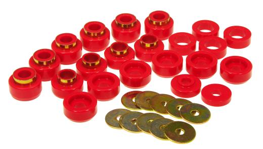 Prothane Body Mount - Red