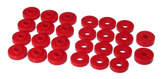 Prothane Body Mounts Bushings - Red