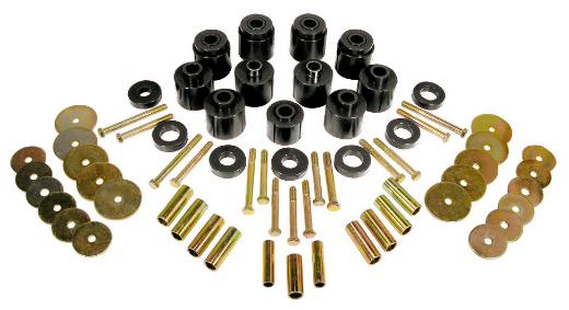 Prothane Body Lift Kit - 1 Inch - Black