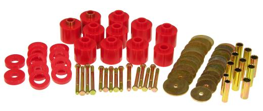 Prothane Body Lift Kit - 1 Inch - Red