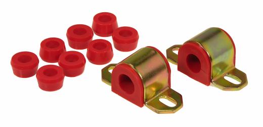 Prothane Front Sway Bar and Endlink Bushings - 7/8 Inch - Red